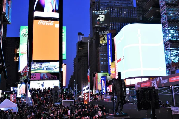 New York 2019 Time Square Broadway Area Midtown Manhattan New — Stock Photo, Image