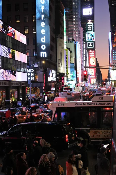 New York Verenigde Staten 2019 Time Square Broadway Gebied Van — Stockfoto
