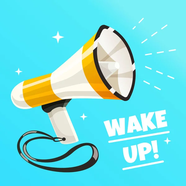 Hoparlör tasarım konsepti. Vektör çizim retro çizgi film tarzı