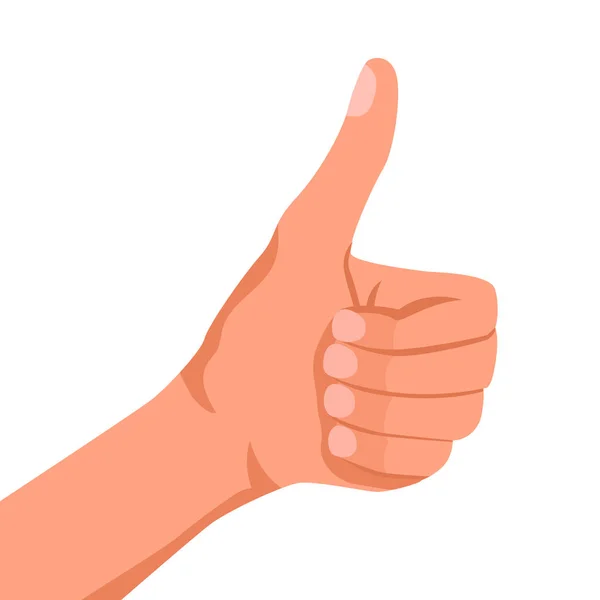 El gösterir gibi. Düz tasarlamak vektör