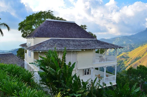 Arquitetura Jamaica Alta Nas Montanhas Fotografia De Stock
