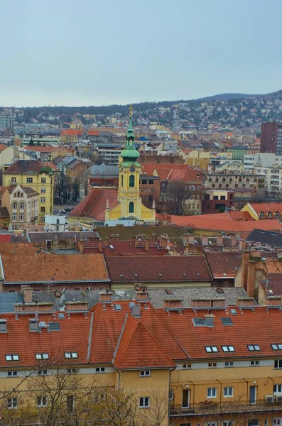 Red Roofs Budapest — Stock Photo, Image