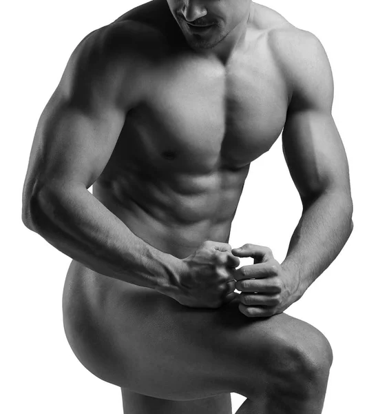 Bodybuilder avec un corps nu — Photo