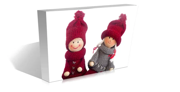 A Christmas puppets — Stock Photo, Image