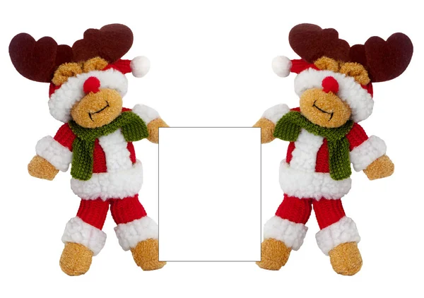 A Christmas puppets — Stock Photo, Image