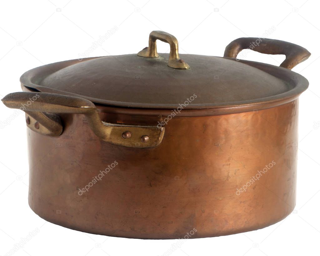 small copper pot 