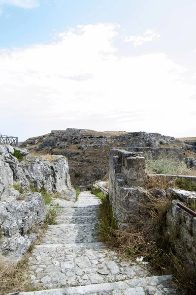 Trappa av antika Matera — Stockfoto