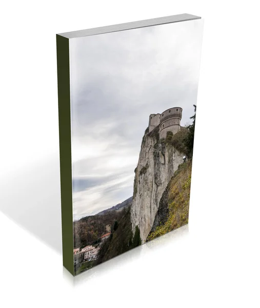 Boek van een middeleeuws kasteel — Stockfoto
