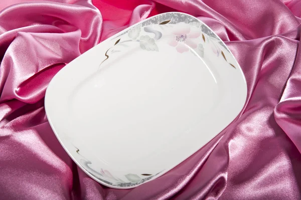Elegant ceramic plate — Stock Photo, Image