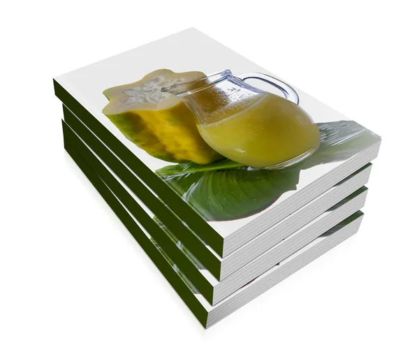 Könyv a babaco turmix — Stock Fotó