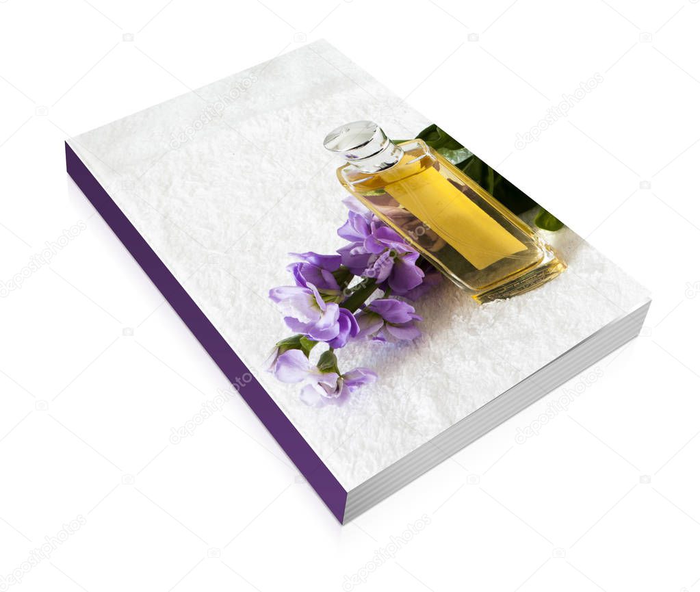 book of a perfume flask 