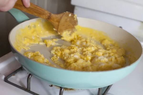 Telur Goreng Mengaduk — Stok Foto