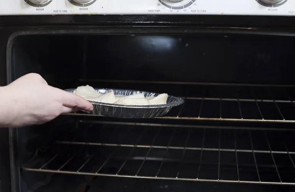 Galletas en el Horno — Foto de Stock