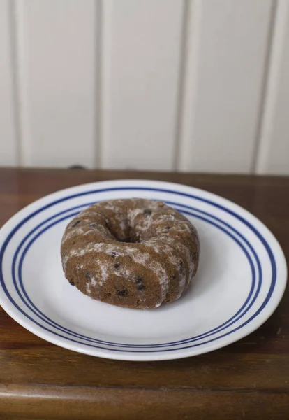 Donut de arándano único — Foto de Stock