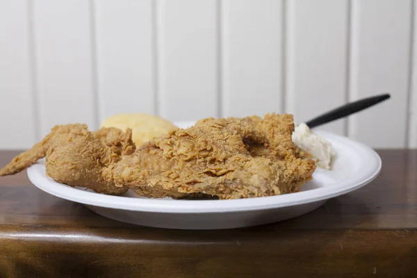 Sült csirke étel — Stock Fotó