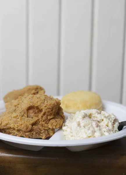 Fried Chicken Meal — Stock Photo, Image