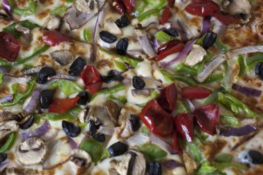 Vejetaryen biber Pizza