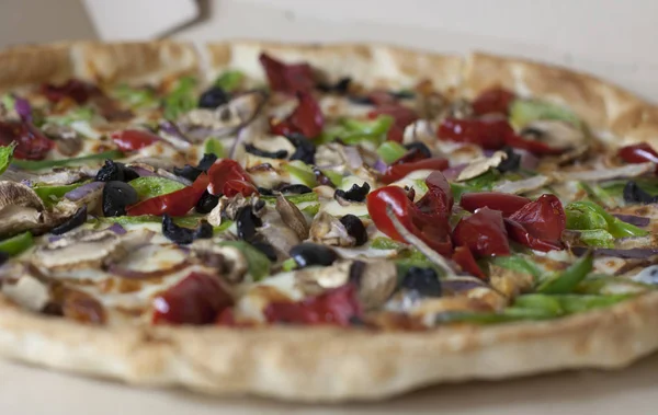 Vejetaryen biber Pizza