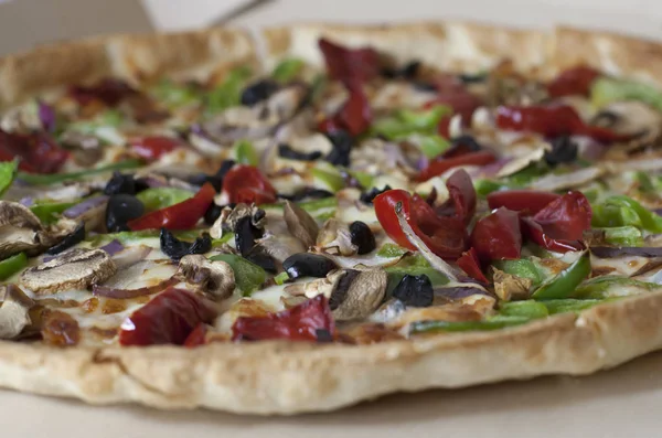 Vejetaryen biber Pizza