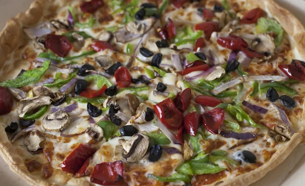 Vejetaryen biber Pizza