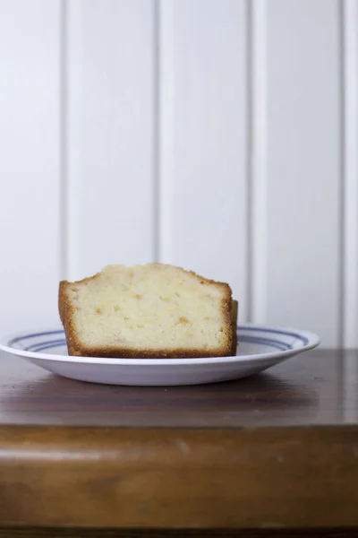 Gesneden Pound cake — Stockfoto