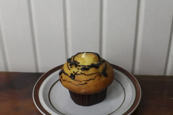 Muffin de café y chocolate —  Fotos de Stock