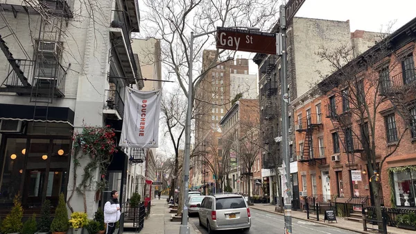Rua Gay em Greenwich Village NYC — Fotografia de Stock