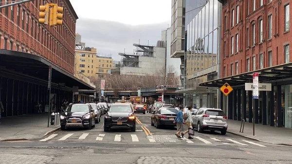 Washington Street in New York City — Stock Photo, Image