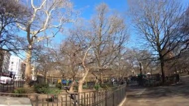 Nyc 'de halka açık park girişi