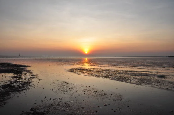 Dämmerung im Meer — Stockfoto