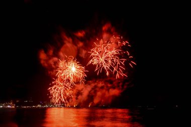 Pattaya-Tayland 24-25 Pattaya Uluslararası Havai fişek Festivali 2019 Pattaya sahilinde 24-25 Mayıs 2019 Pattaya, Tayland 