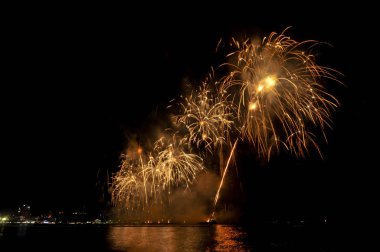 Pattaya-Tayland 24-25 Pattaya Uluslararası Havai fişek Festivali 2019 Pattaya sahilinde 24-25 Mayıs 2019 Pattaya, Tayland 