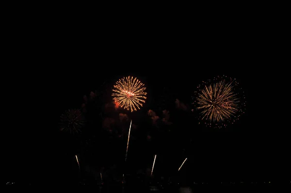 Pattaya Thailand November Pattaya International Fireworks Festival 2019 Pattaya Beach — стоковое фото