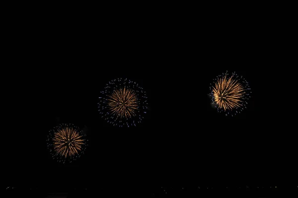 Pattaya Thaïlande Novembre Pattaya International Fireworks Festival 2019 Sur Plage — Photo