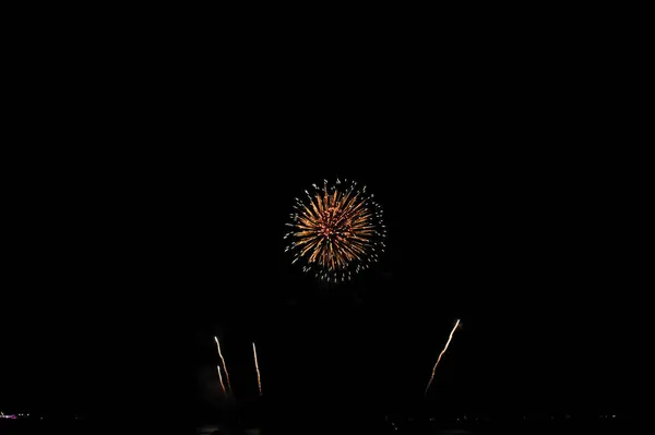 Pattaya Thailand November Pattaya International Fireworks Festival 2019 Pattaya Beach — стоковое фото