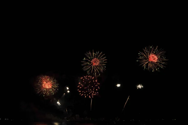 Pattaya Thailand November Pattaya International Fireworks Festival 2019 Pattaya Beach — стоковое фото