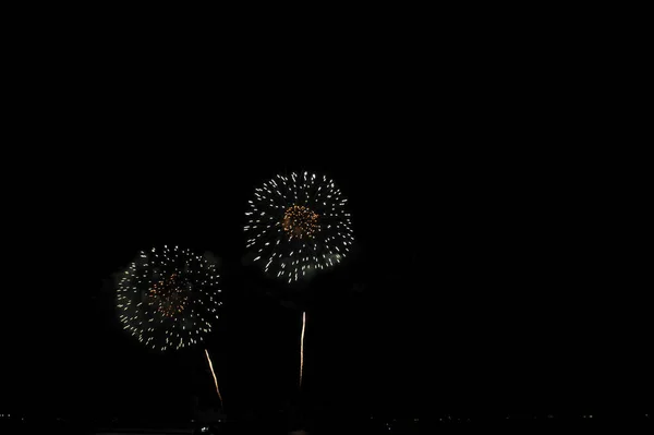 Pattaya Thailand November Pattaya International Fireworks Festival 2019 Pattaya Beach — Stock Photo, Image