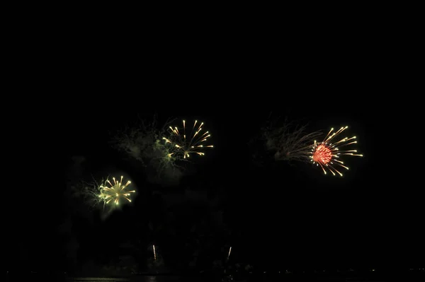 Pattaya Thailand November Pattaya International Fireworks Festival 2019 Pattaya Beach — стоковое фото