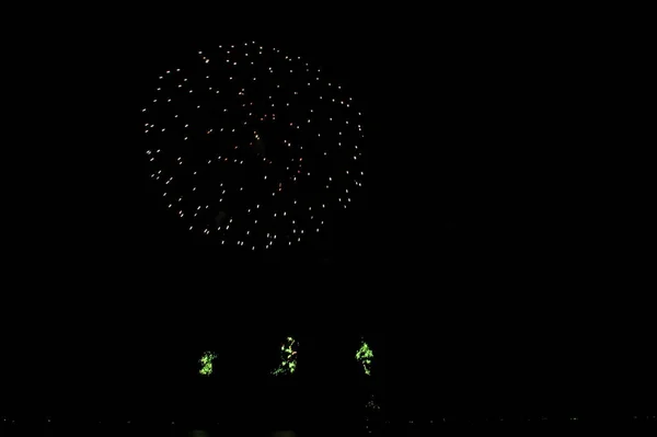 Pattaya Thailand November Pattaya International Fireworks Festival 2019 Pattaya Beach — стоковое фото