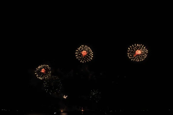 Pattaya Thailandia Novembre Pattaya International Fireworks Festival 2019 Pattaya Beach — Foto Stock