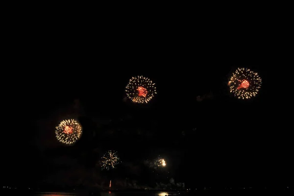 Pattaya Thailand November Pattaya International Fireworks Festival 2019 Pattaya Beach — стоковое фото