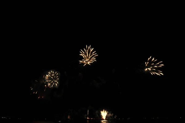 Pattaya Thailand November Pattaya International Fireworks Festival 2019 Pattaya Beach — Stock Photo, Image