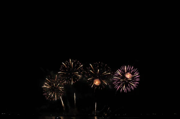 Pattaya Thailand November Pattaya International Fireworks Festival 2019 Pattaya Beach — Stock Photo, Image