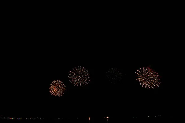 Pattaya Thaïlande Novembre Pattaya International Fireworks Festival 2019 Sur Plage — Photo