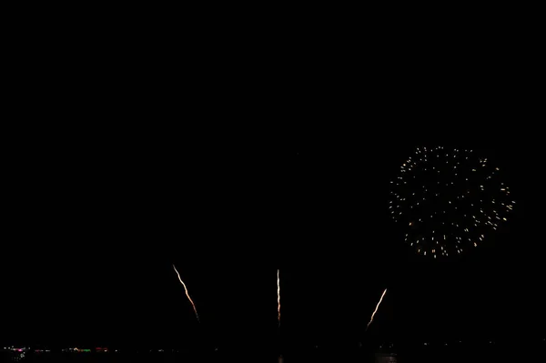 Pattaya Thailand November Pattaya International Fireworks Festival 2019 Pattaya Beach — стоковое фото