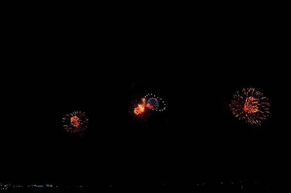 Pattaya Thaïlande Novembre Pattaya International Fireworks Festival 2019 Sur Plage — Photo