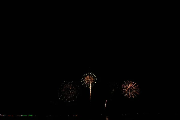 Pattaya Thaïlande Novembre Pattaya International Fireworks Festival 2019 Sur Plage — Photo