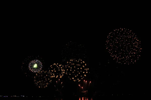 Pattaya Thaïlande Novembre Pattaya International Fireworks Festival 2019 Sur Plage — Photo