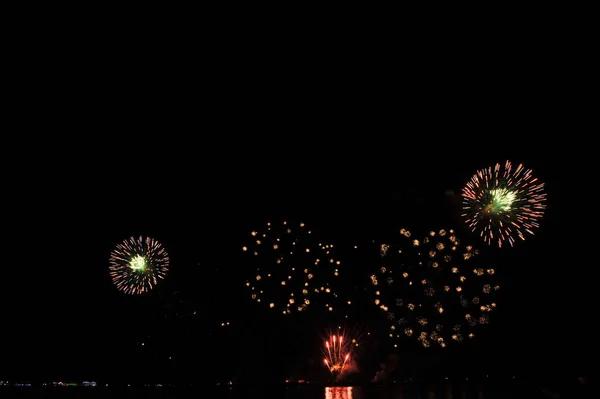 Pattaya Thailandia Novembre Pattaya International Fireworks Festival 2019 Pattaya Beach — Foto Stock