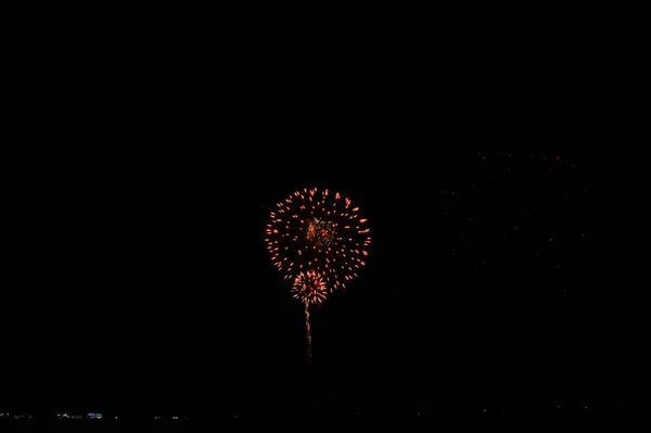 Pattaya Thailand Novembro Festival Internacional Fogos Artifício Pattaya 2019 Praia — Fotografia de Stock